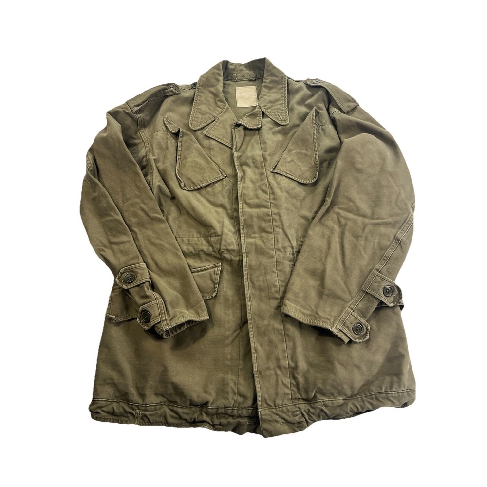 Dutch Army NATO Jacket Fits Sz M‎ Slant Pocket Field Coat- Vintage- Seyntex